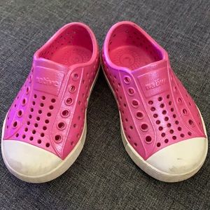 Pink Native shoes size 5